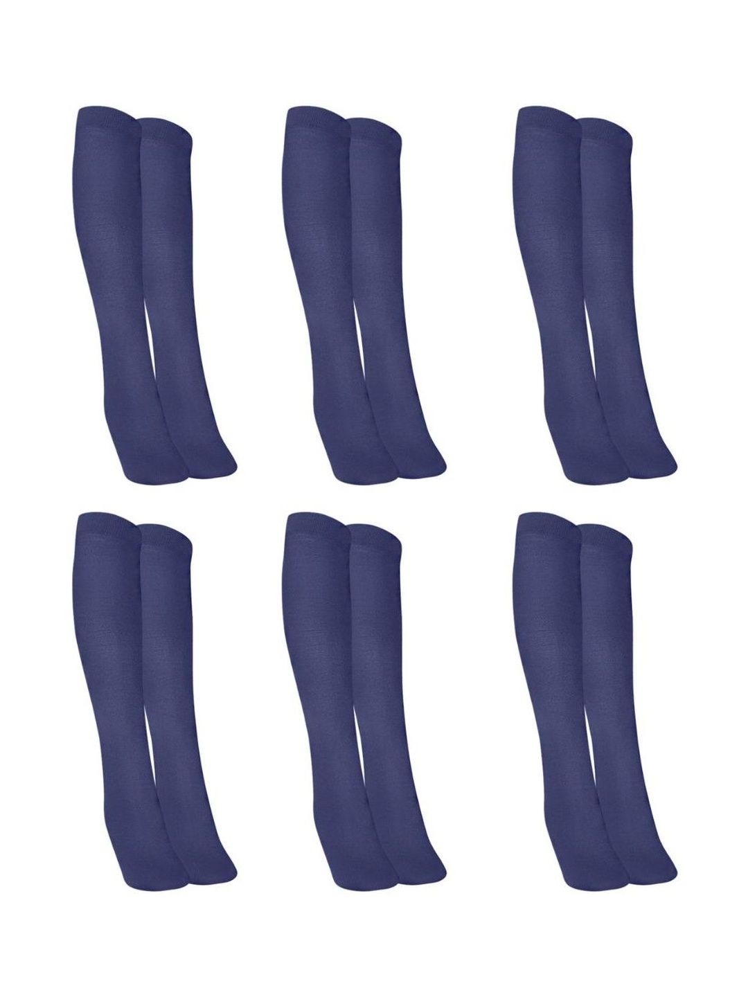 MUKHAKSH Men Pack Of 6 Knee-Length Socks