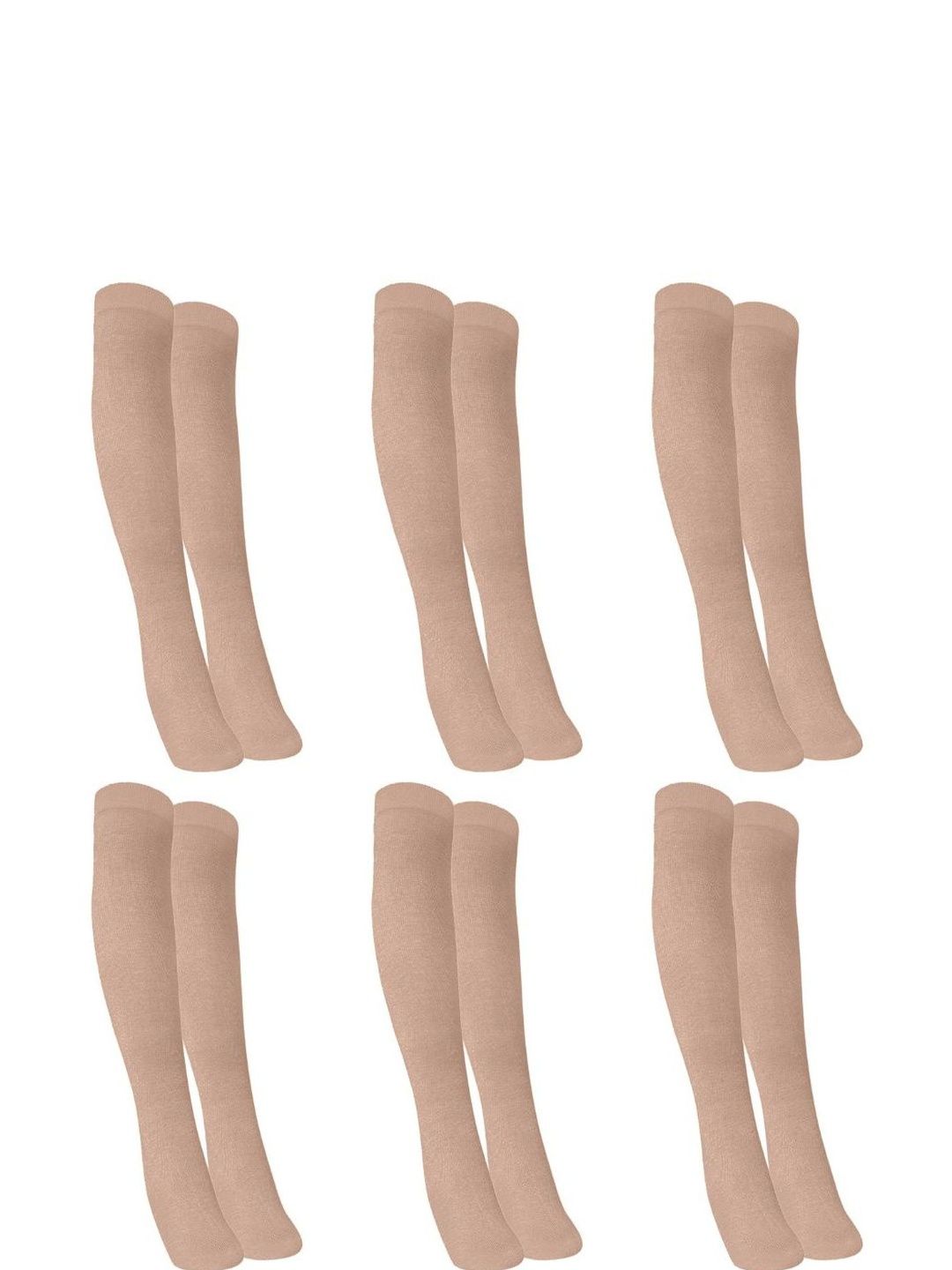 MUKHAKSH Men Pack Of 6 Knee-Length Socks