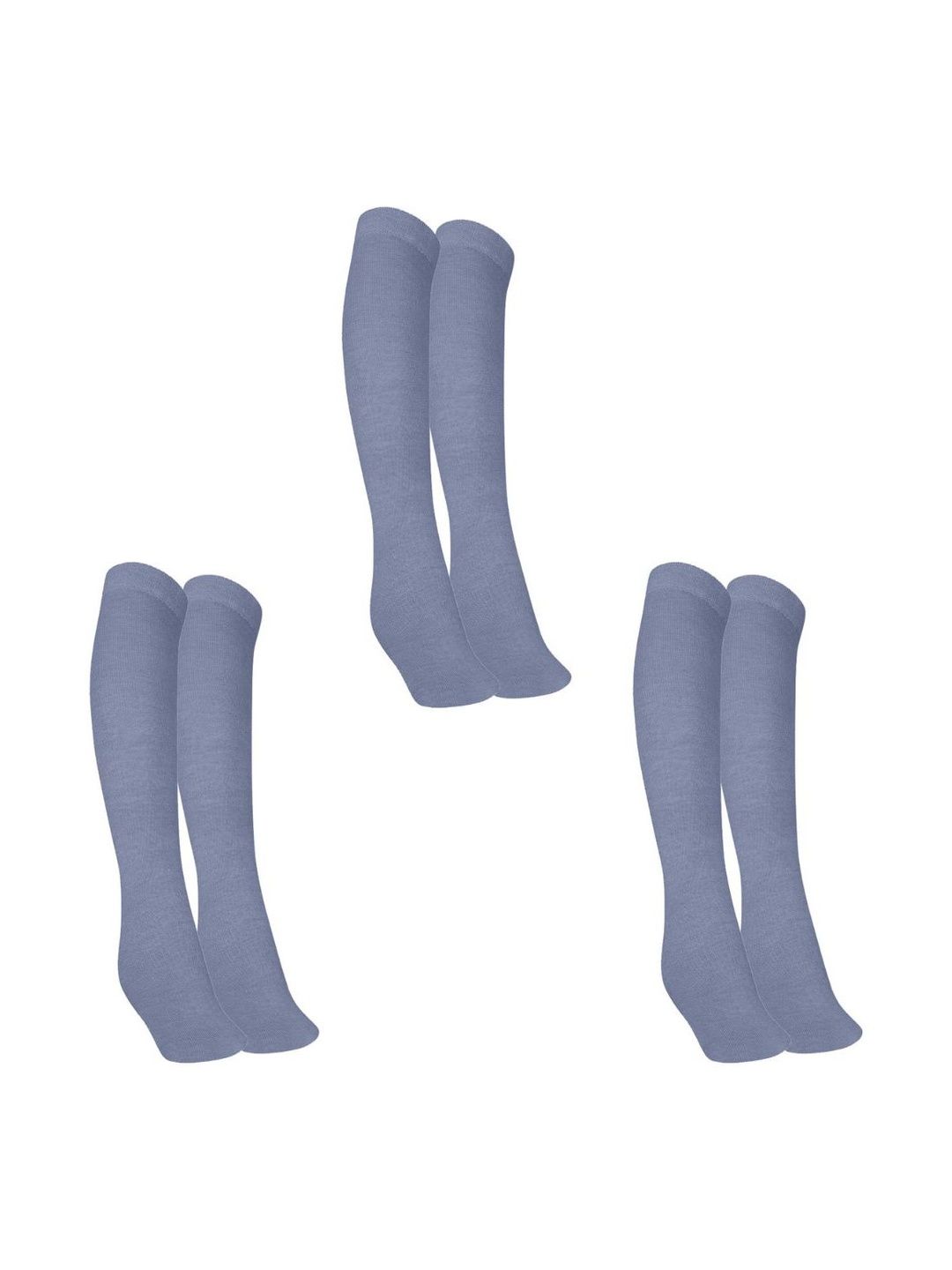 MUKHAKSH Men Pack Of 3 Knee-Length Socks