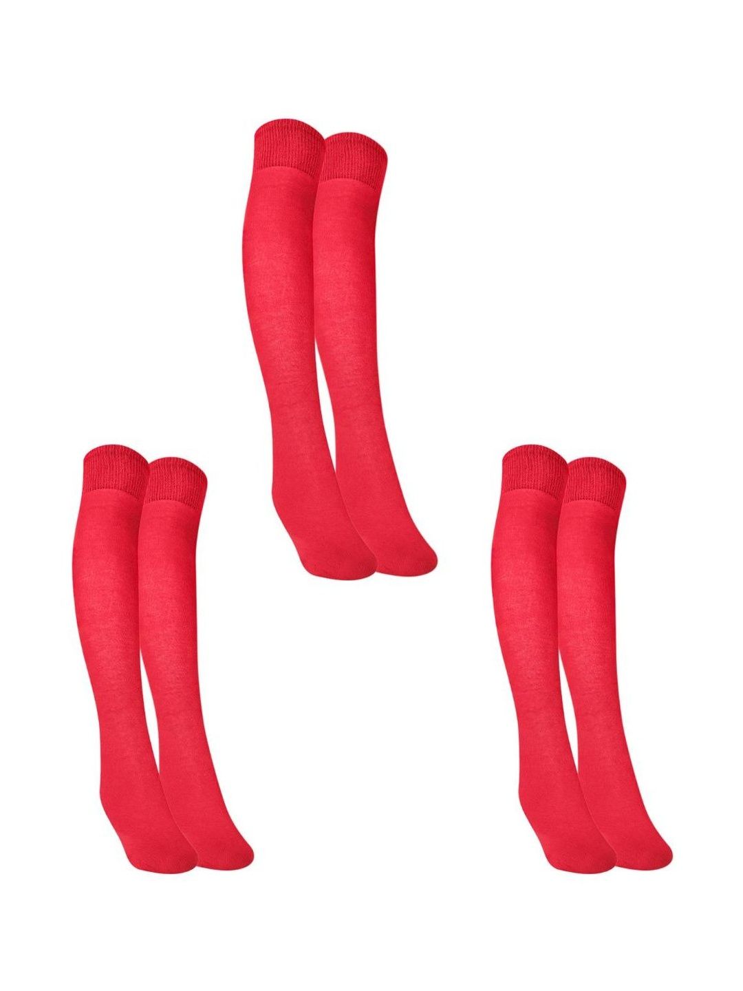 MUKHAKSH Men Pack Of 3 Knee-Length Socks