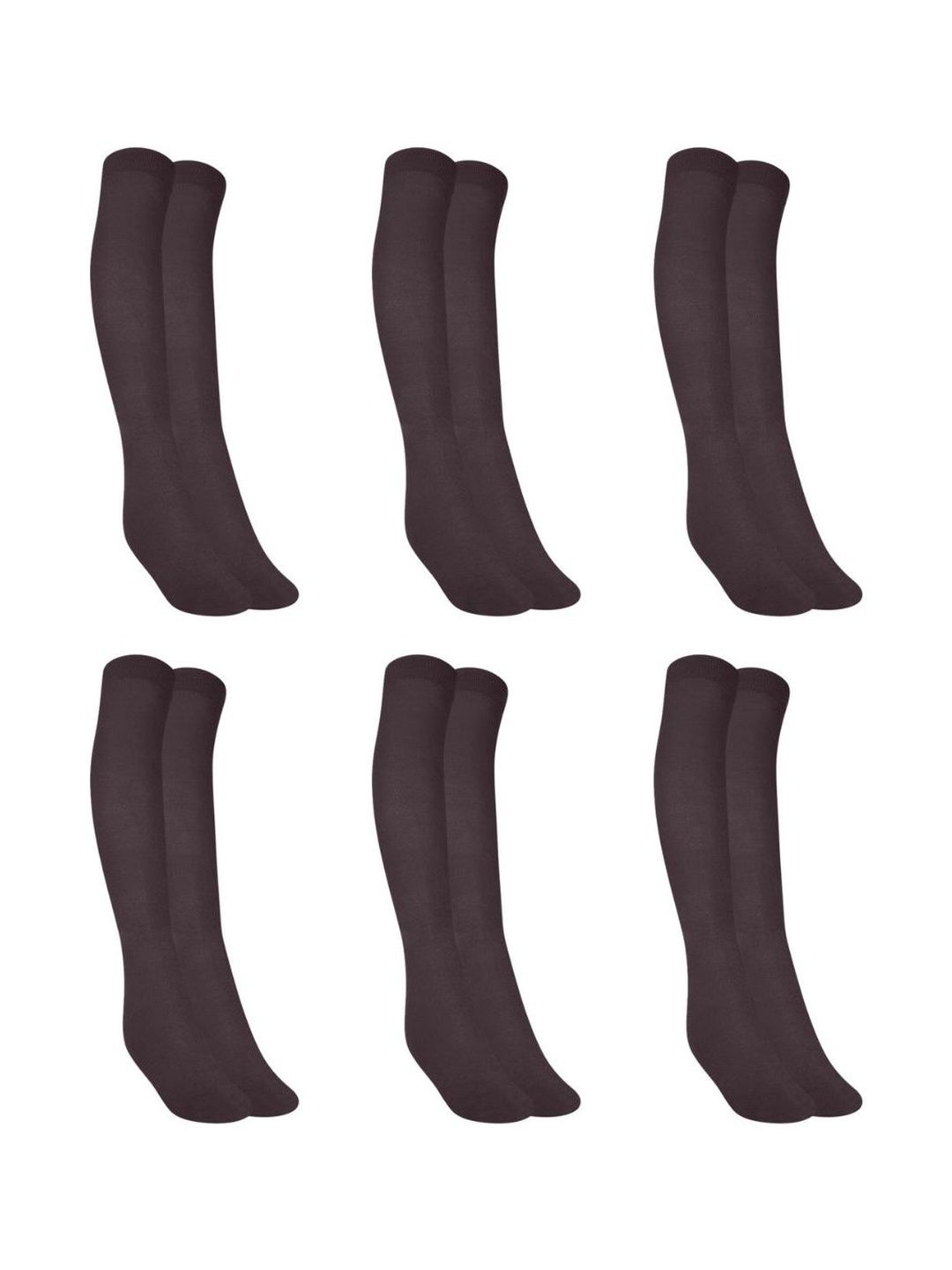 MUKHAKSH Men Pack Of 6 Knee-Length Socks