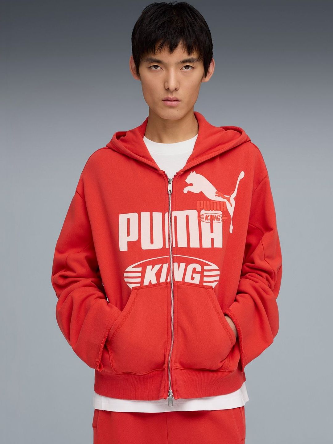 Puma KING Men's Oversized Full-Zip Hoodie