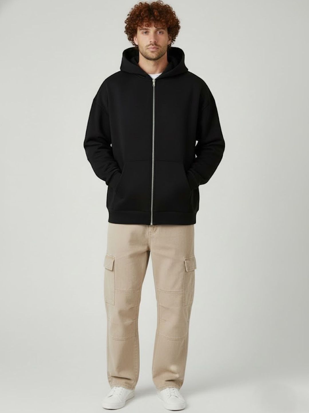 Besick Men Hooded Long Sleeves Sweatshirt