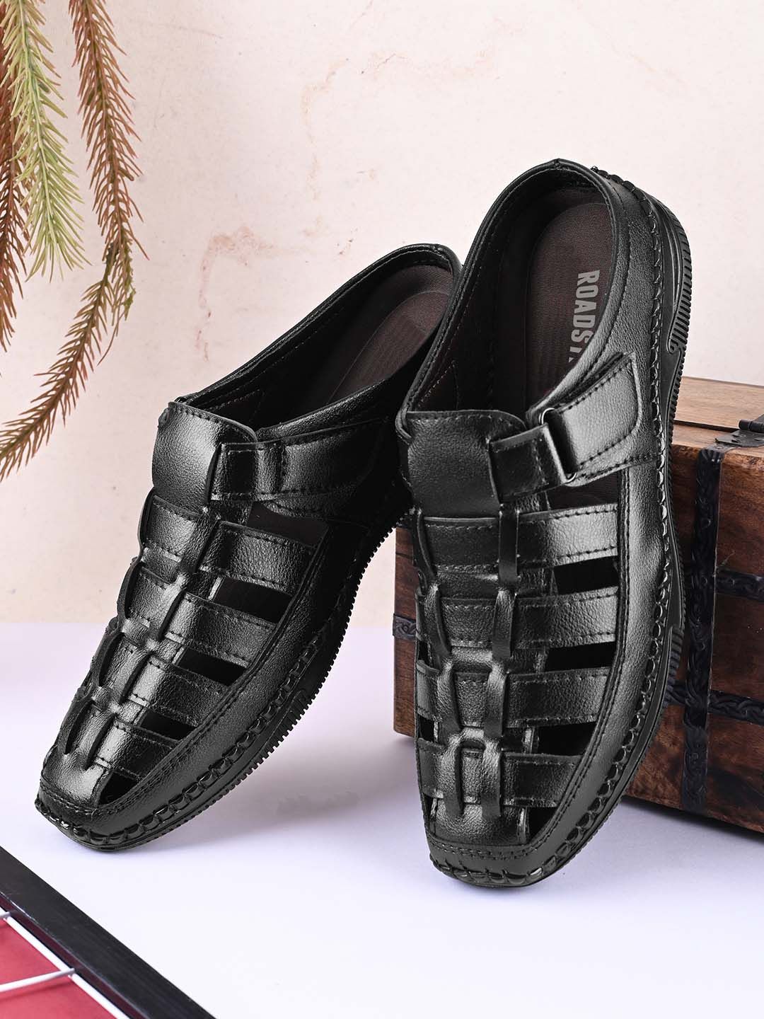 The Roadster Lifestyle Co Men Slip-On Shoe-Style Sandals