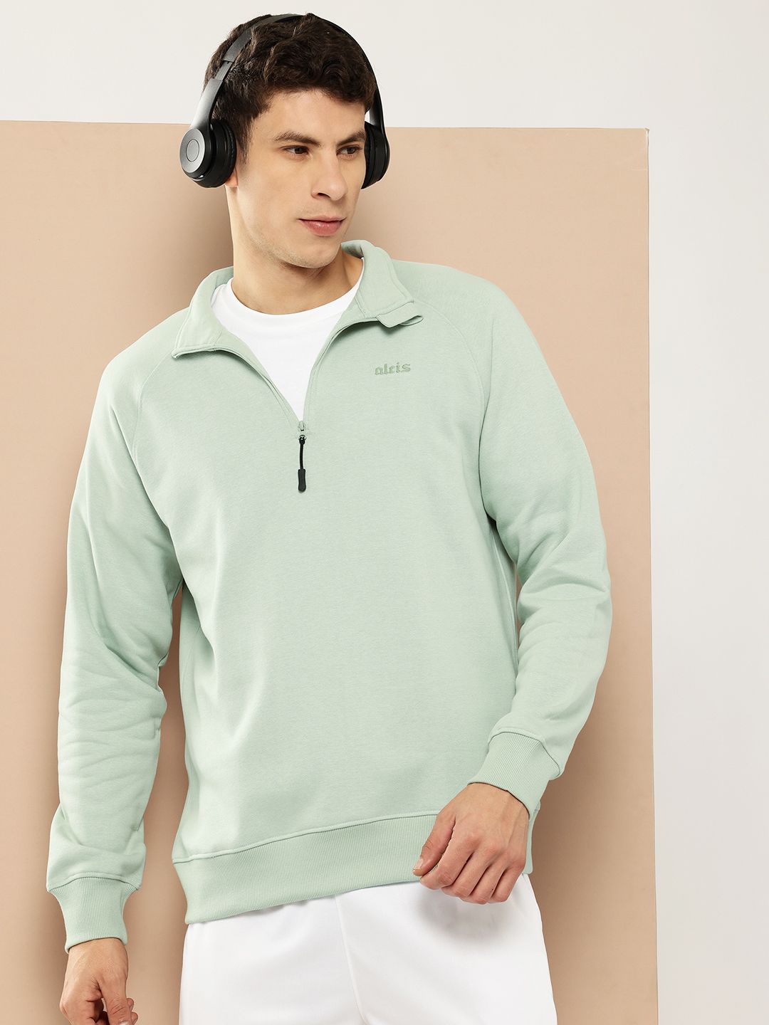 Alcis Mock Collar Fleece Pullover