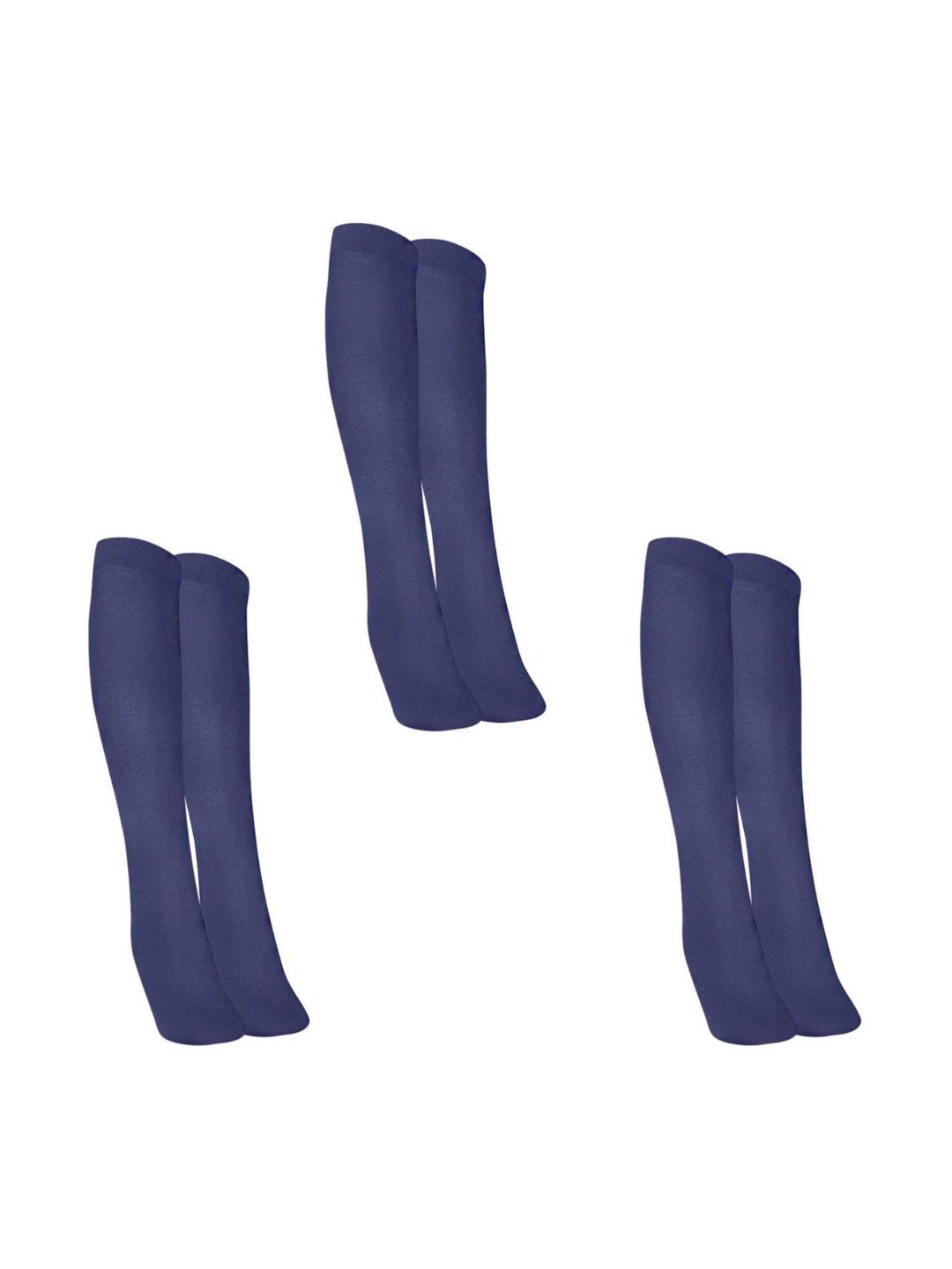 MUKHAKSH Men Pack Of 3 Knee-Length Socks