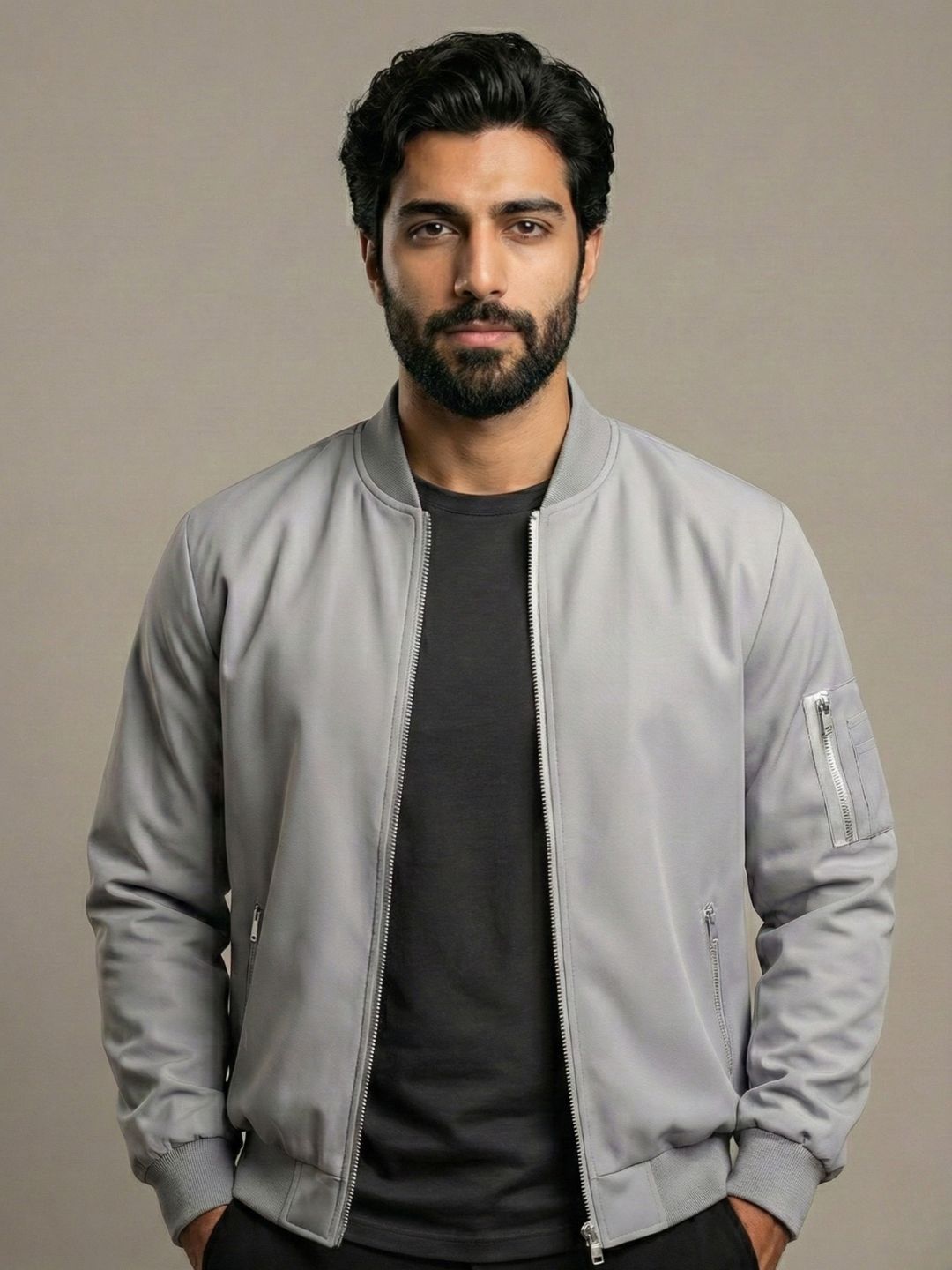 MIA FASHION Men Windcheater Bomber Jacket