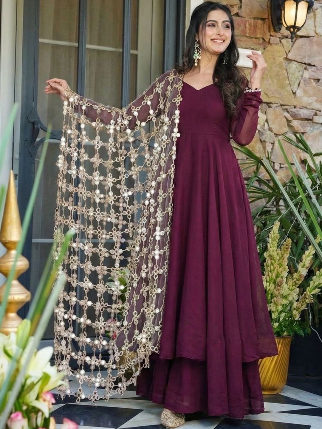 VASTRABELLA Women Silk Dupatta