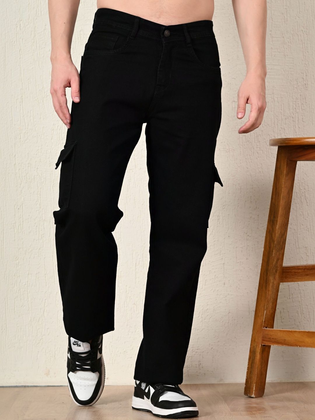Moda Rapido Men Classic Relaxed Fit Mid-Rise Stretchable Jeans