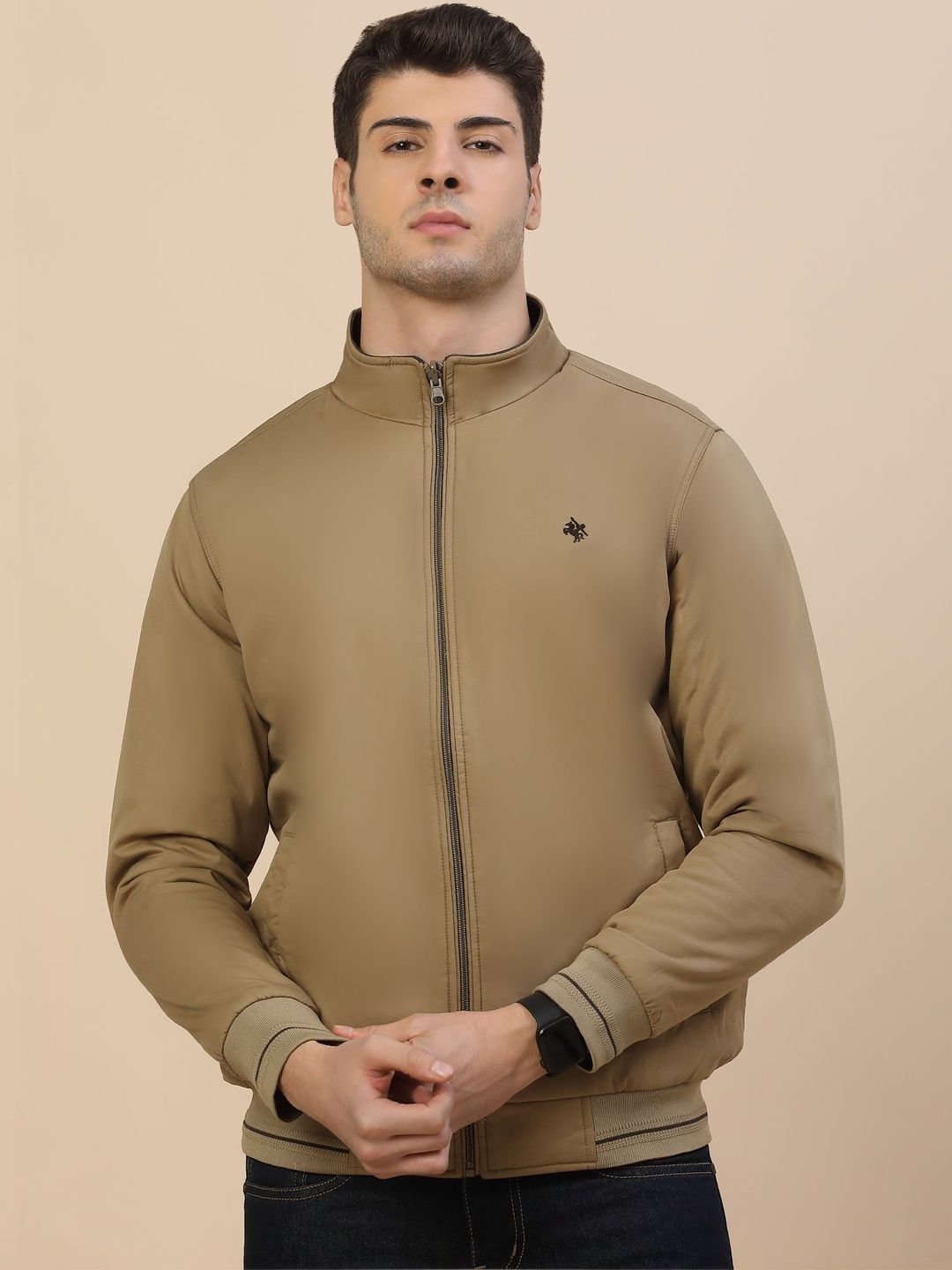 Cantabil Men Reversible Bomber Jacket