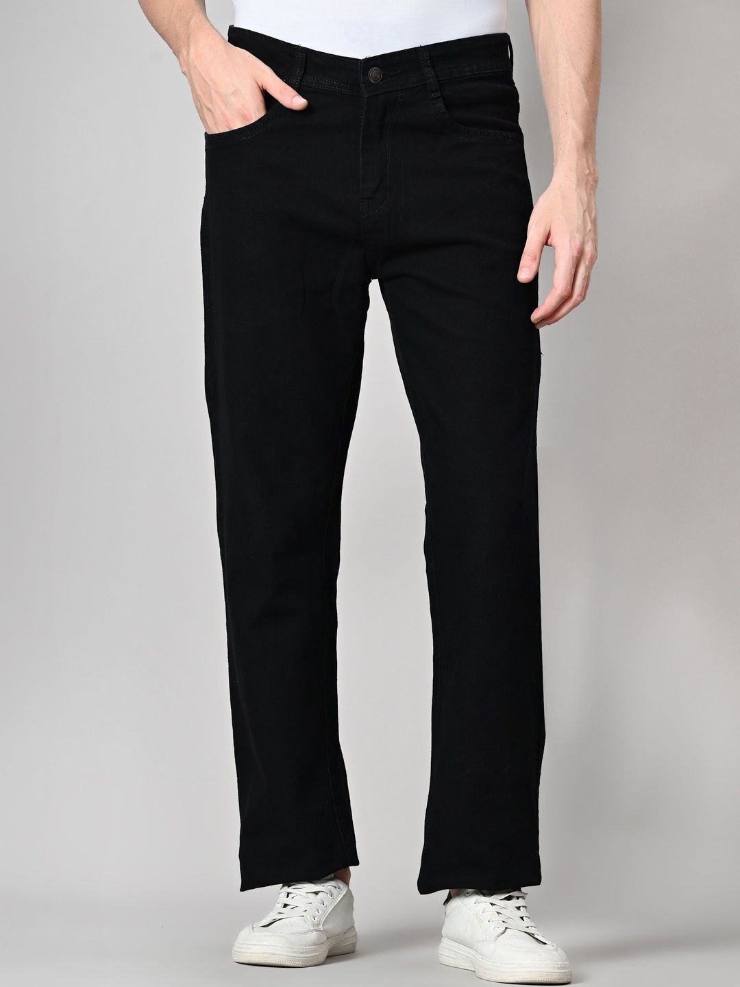 Moda Rapido Men Classic Regular Fit Mid-Rise Stretchable Jeans