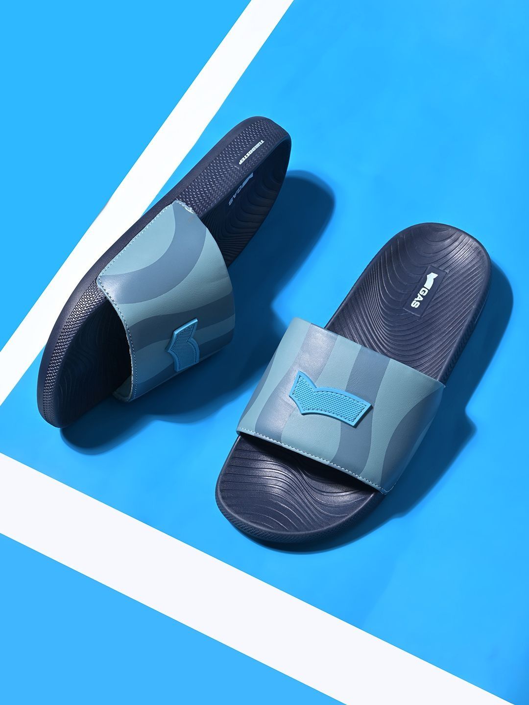 GAS Men Ondoso Navy Slides