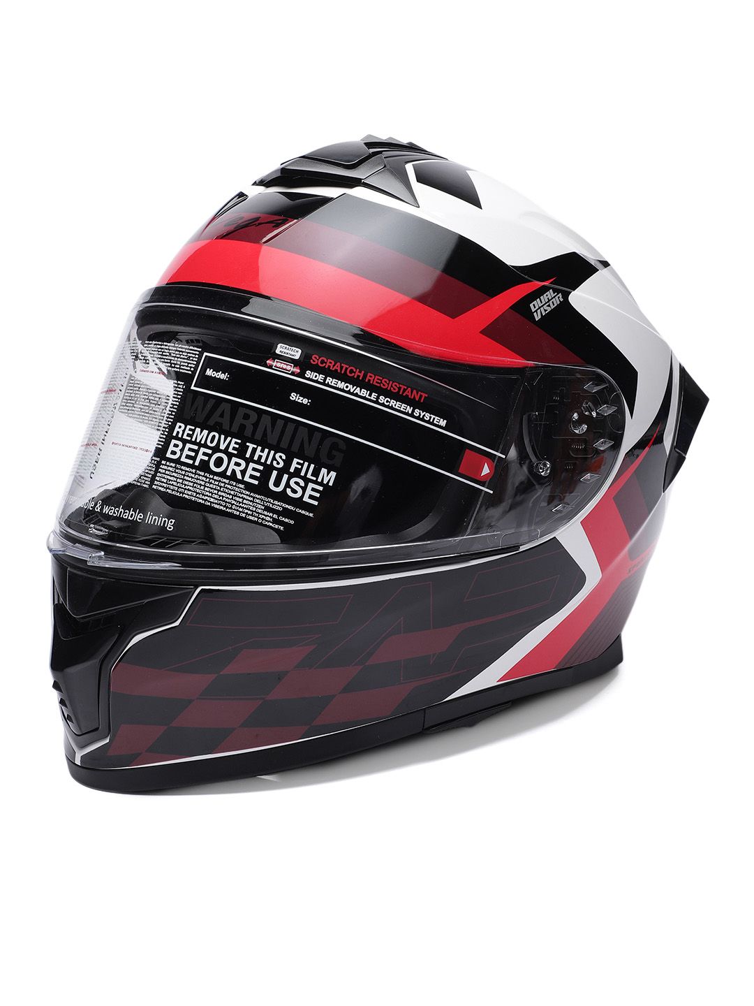 Buy VEGA Zap DV Alliance ISI and DOT Certified Full Face Helmet