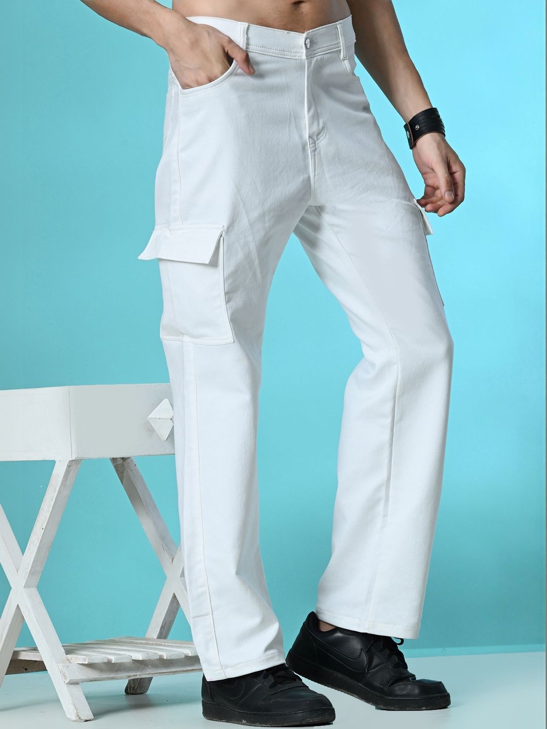 Moda Rapido Men Classic Boyfriend Fit Mid-Rise Stretchable Jeans