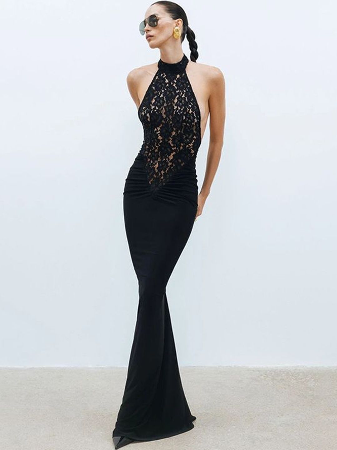 Black Party Maxi - Buy Black Party Maxi online in India