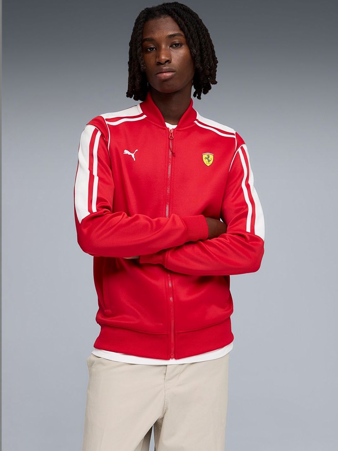 PUMA Motorsport Scuderia Ferrari Men's MT7 Full Zip Spacer Jacket