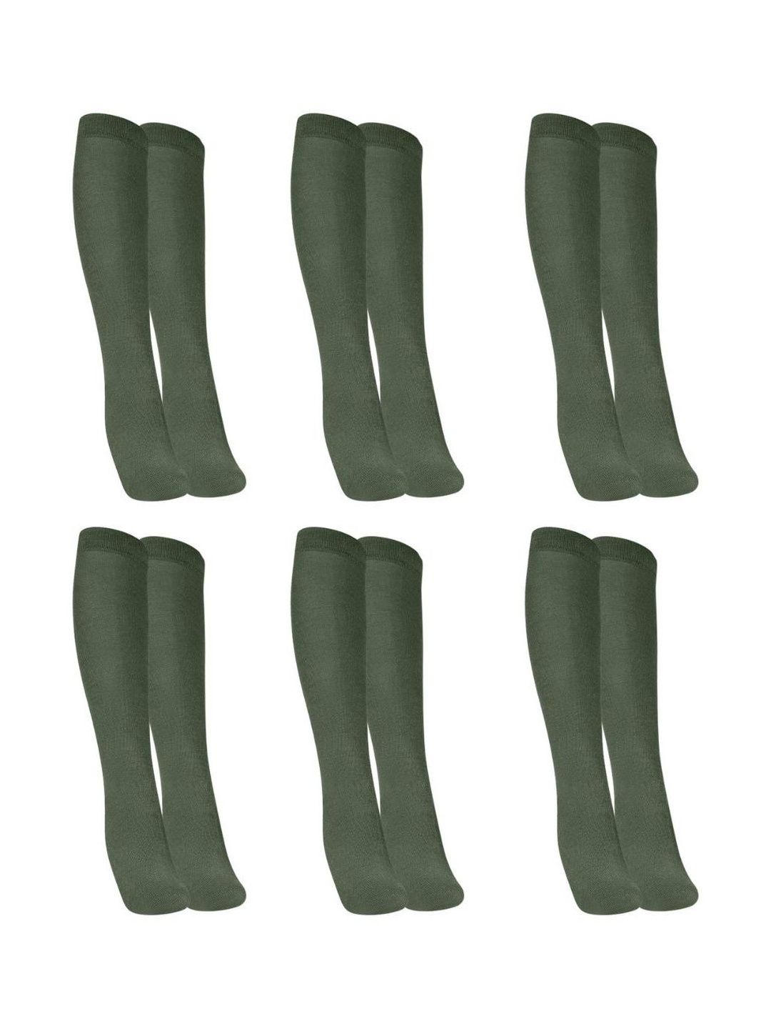 MUKHAKSH Men Pack Of 6 Knee-Length Socks