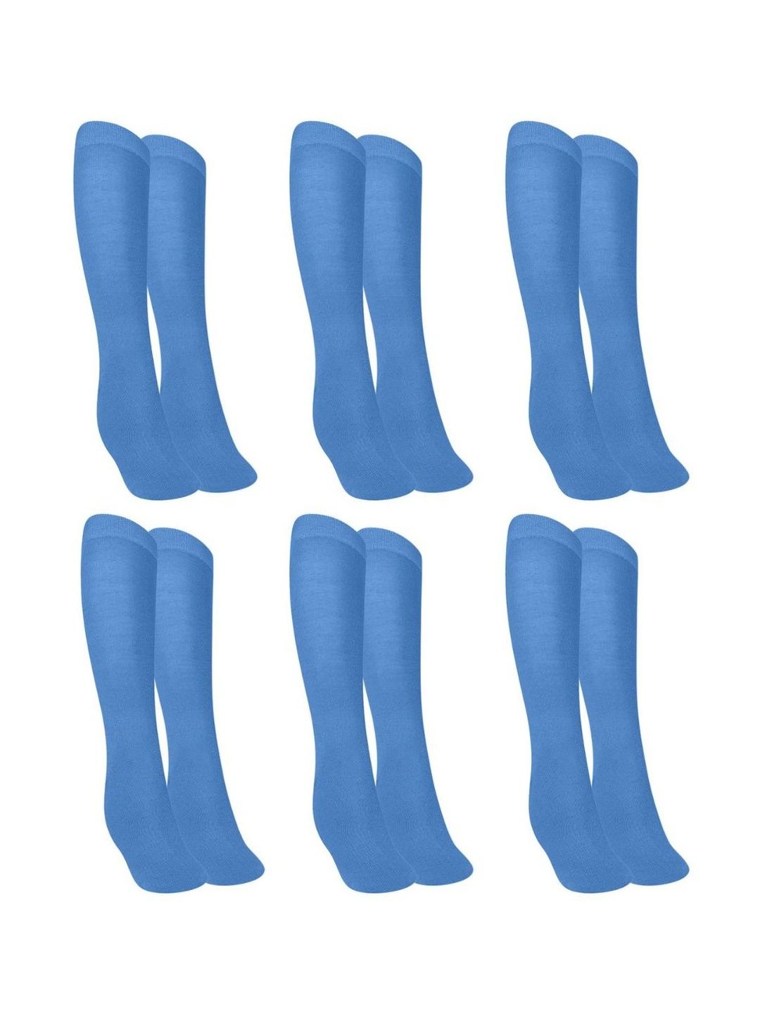 MUKHAKSH Men Pack Of 6 Knee-Length Socks