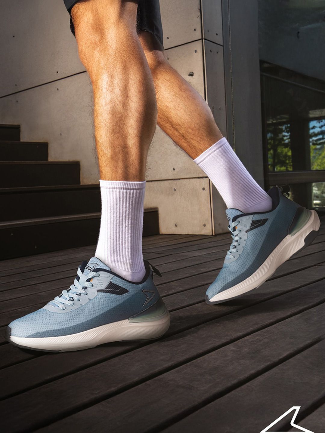 Power Men Running Lace-Ups Non-Marking Shoes