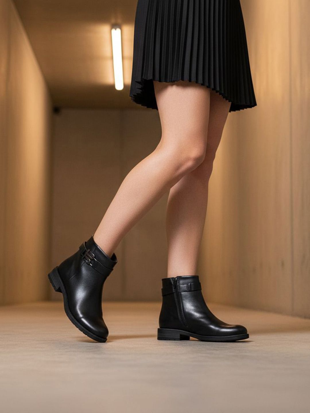 BAGATT Women Casual Block-Heeled Boots