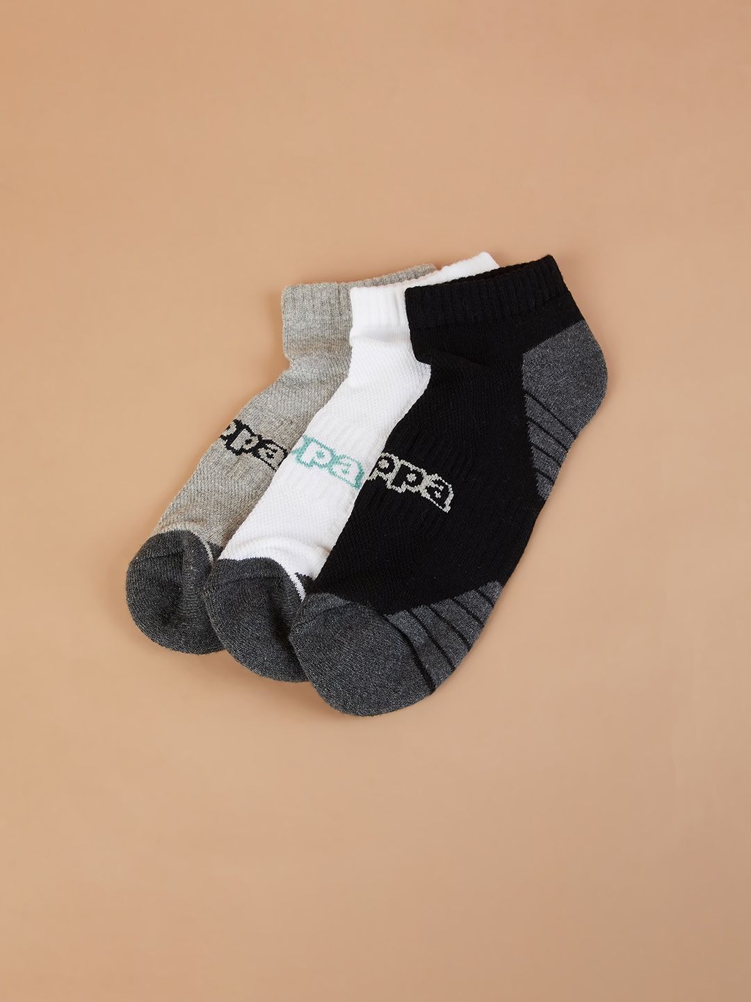 Kappa Men Pack Of 3 Shoe-Liners Socks