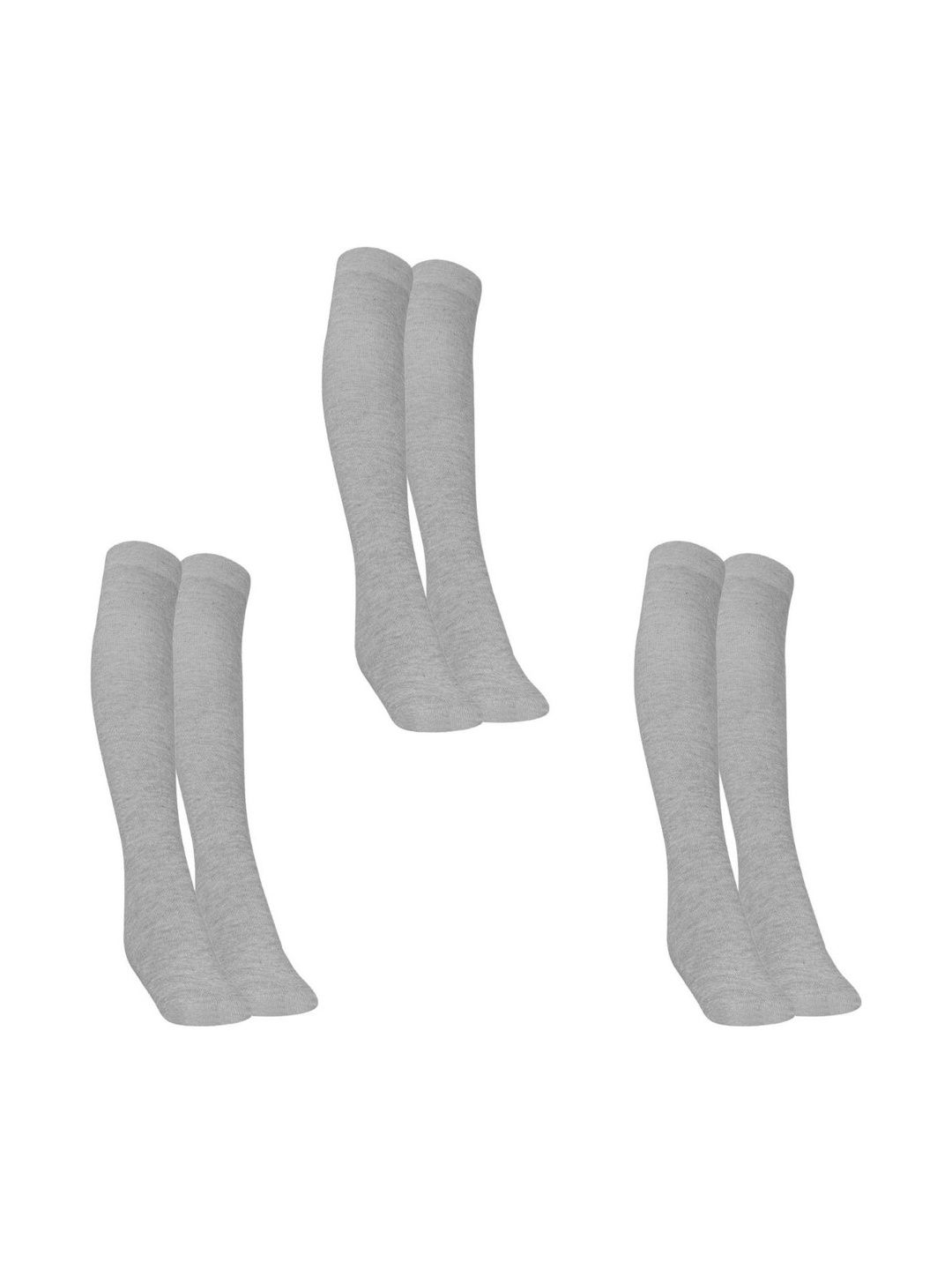 MUKHAKSH Men Pack Of 3 Knee Length Socks