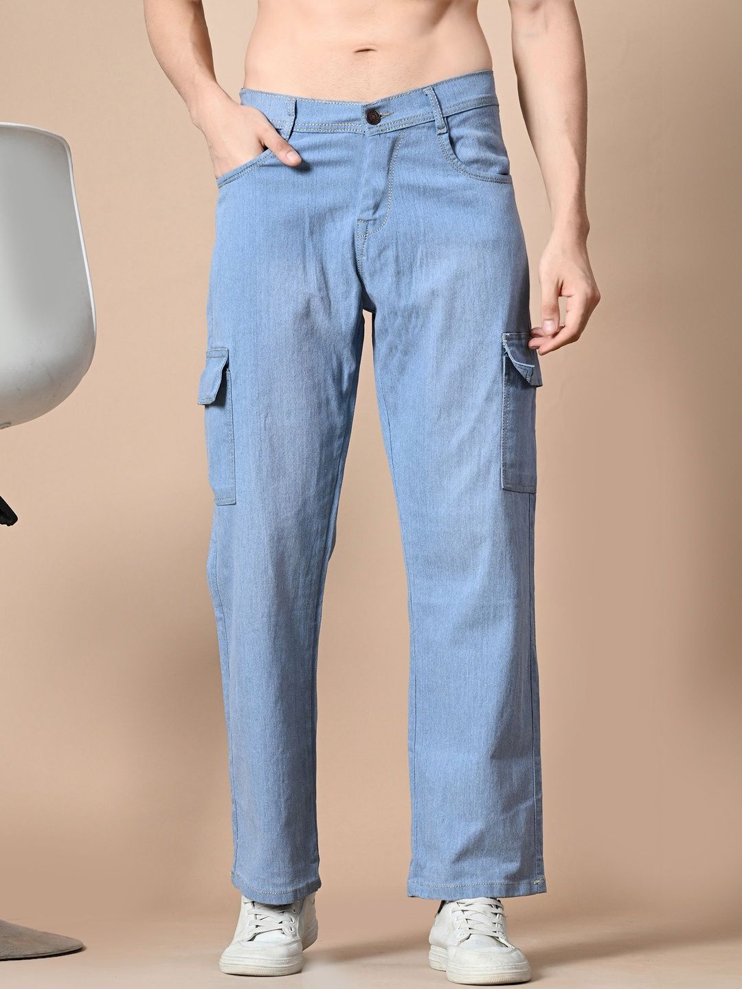 Moda Rapido Men Classic Boyfriend Fit Mid-Rise Stretchable Jeans