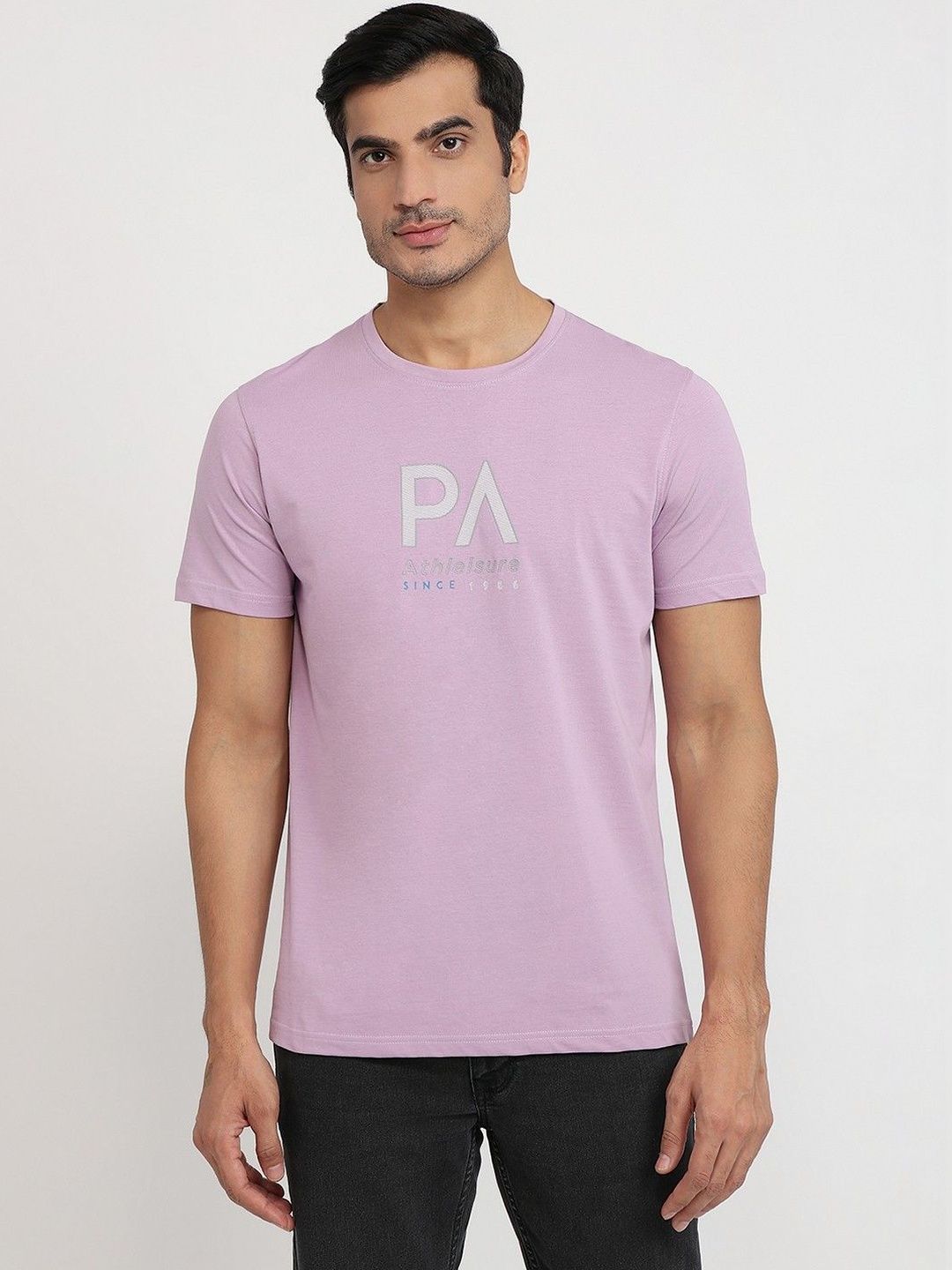 Park Avenue Men Typography Printed T-shirt
