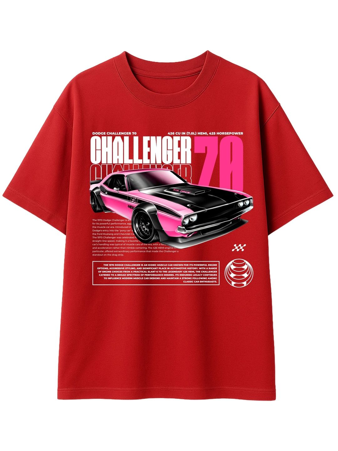 TeeSlix Men Printed Drop-Shoulder Sleeves T-shirt