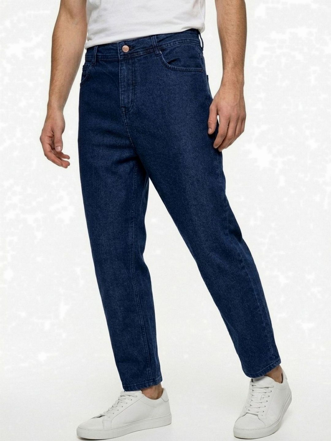 glitchez Men Straight Fit Mid-Rise Jeans