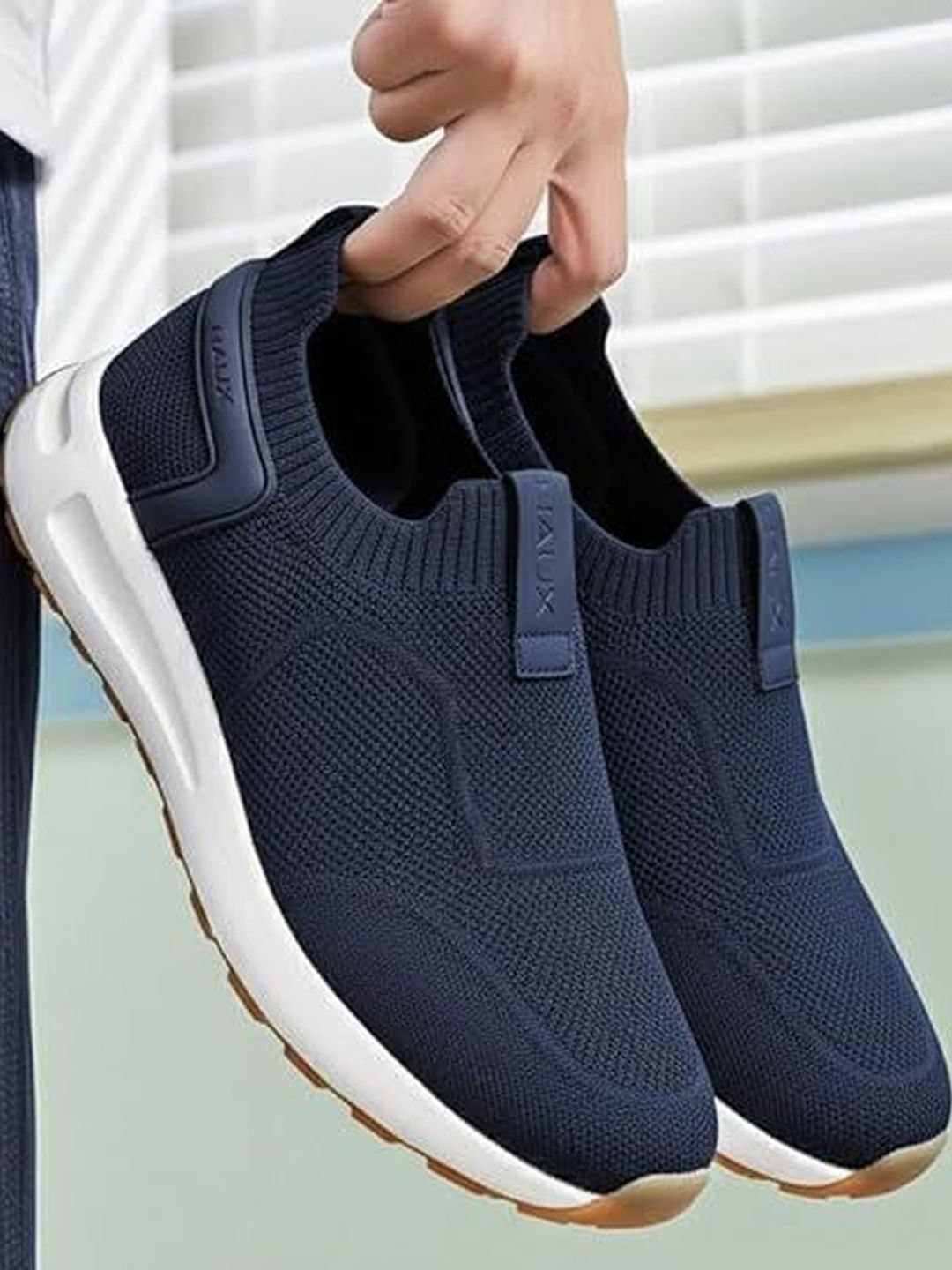 HAUX Men Mesh Walking Non-Marking Shoes
