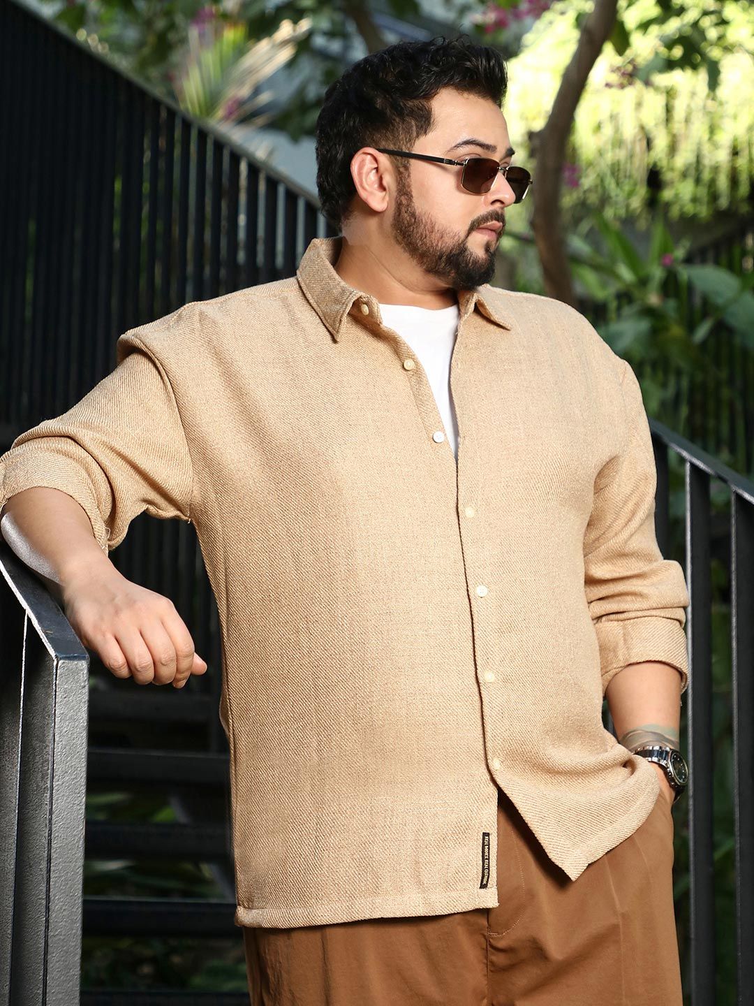 Instafab Plus Men Comfort Casual Shirt