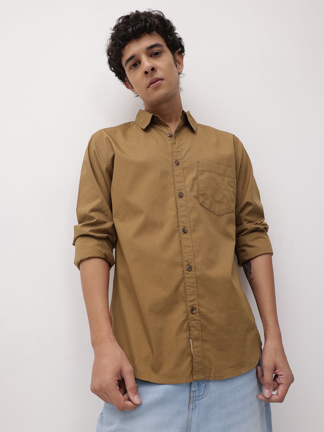 The Roadster Life Co. Pure Cotton Casual Shirt