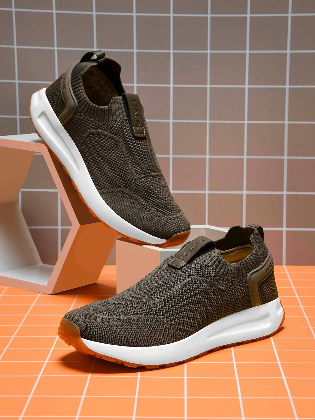 HAUX Men Mesh Running Non-Marking Shoes