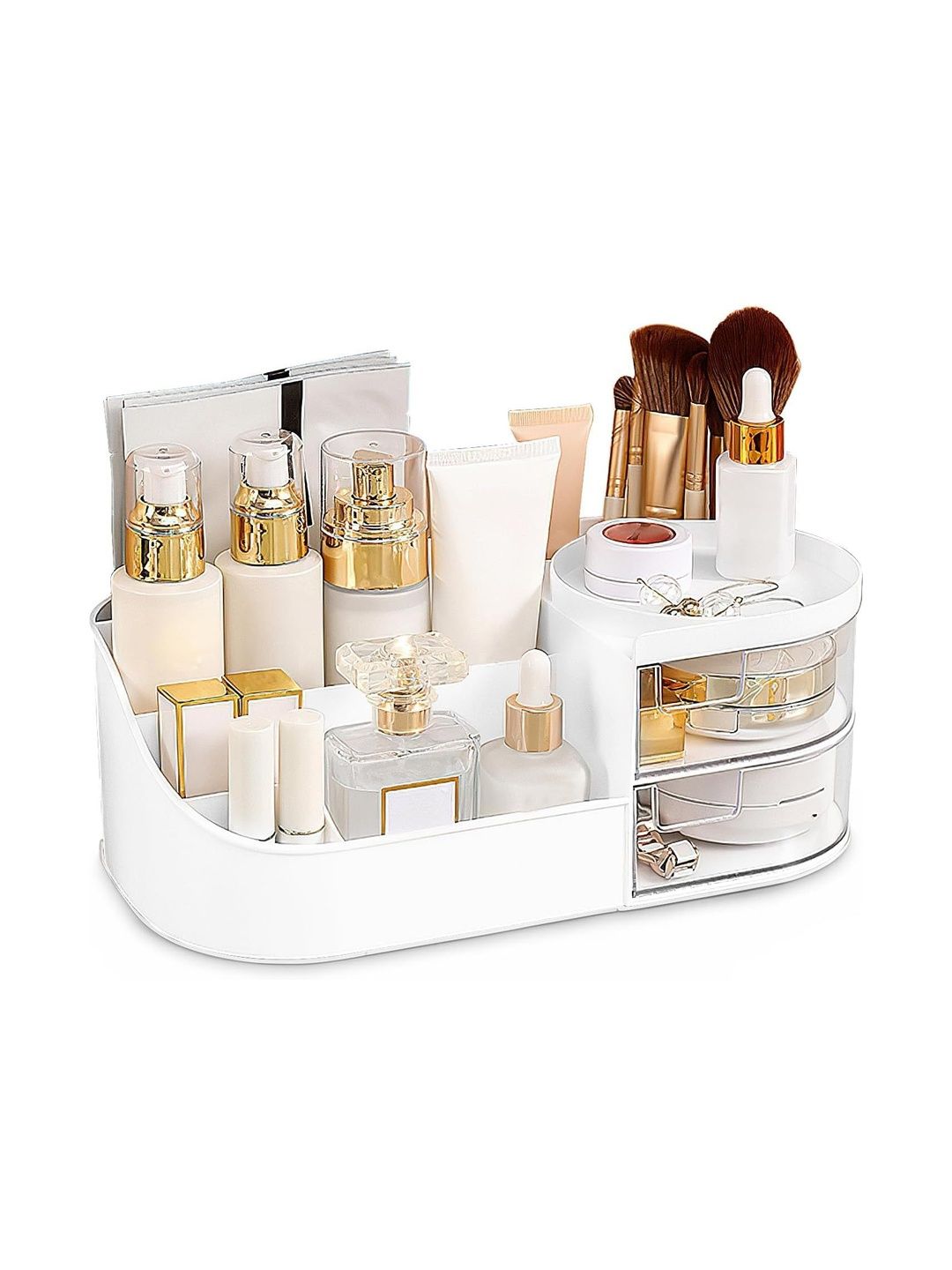 Virtuous White Reusable Makeup Organisers