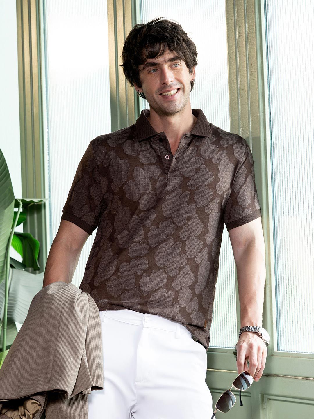 CAHOOT Men Polo Collar T-shirt