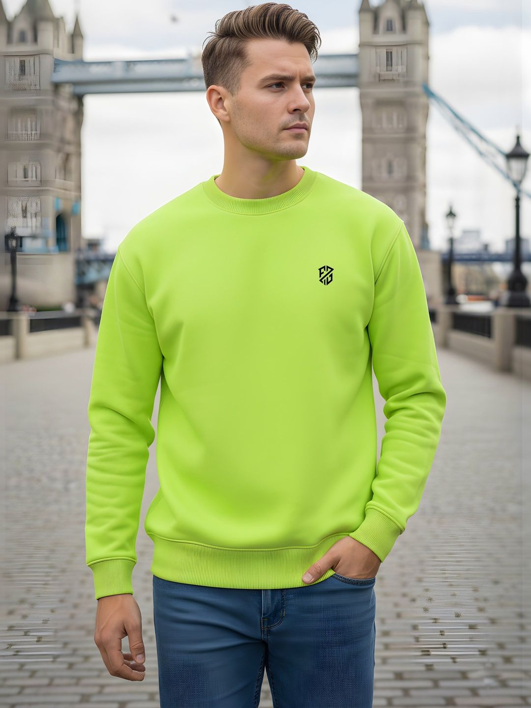 THE EG STORE Men Printed Sweatshirt