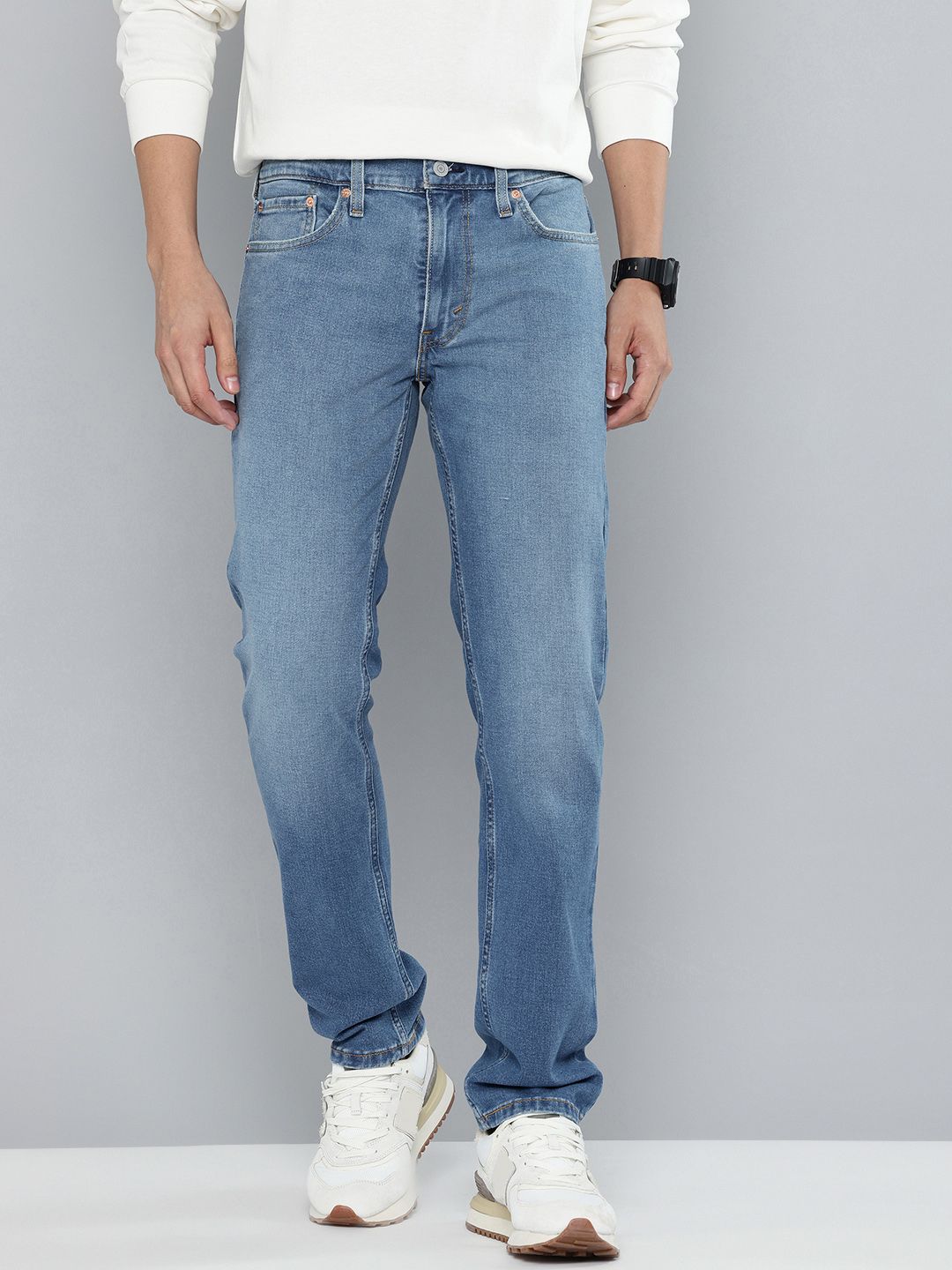 Levis Men 511 Slim Fit Heavy Fade Stretchable Jeans