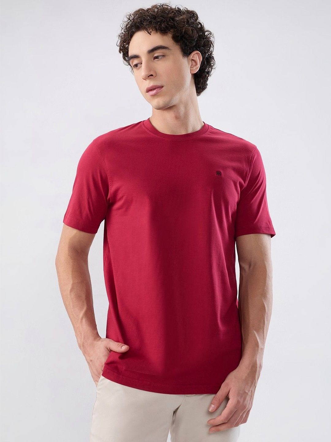 Raymond Pure Cotton Round Neck Tshirt