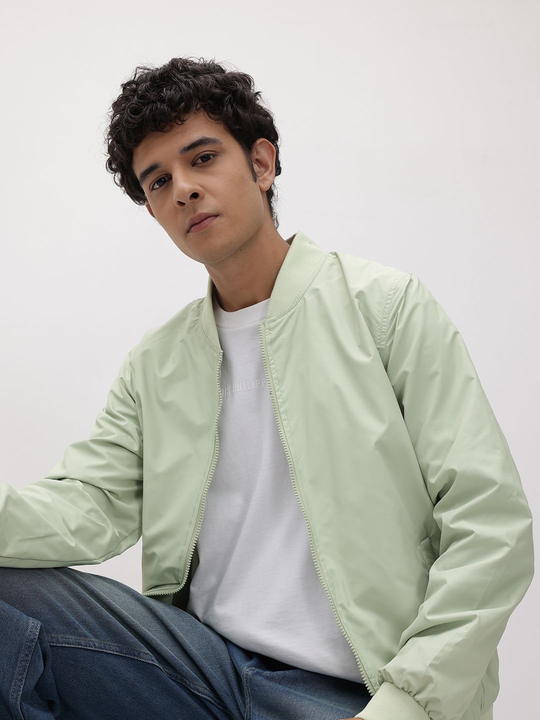 The Roadster Life Co. Stand Collar Bomber Jacket