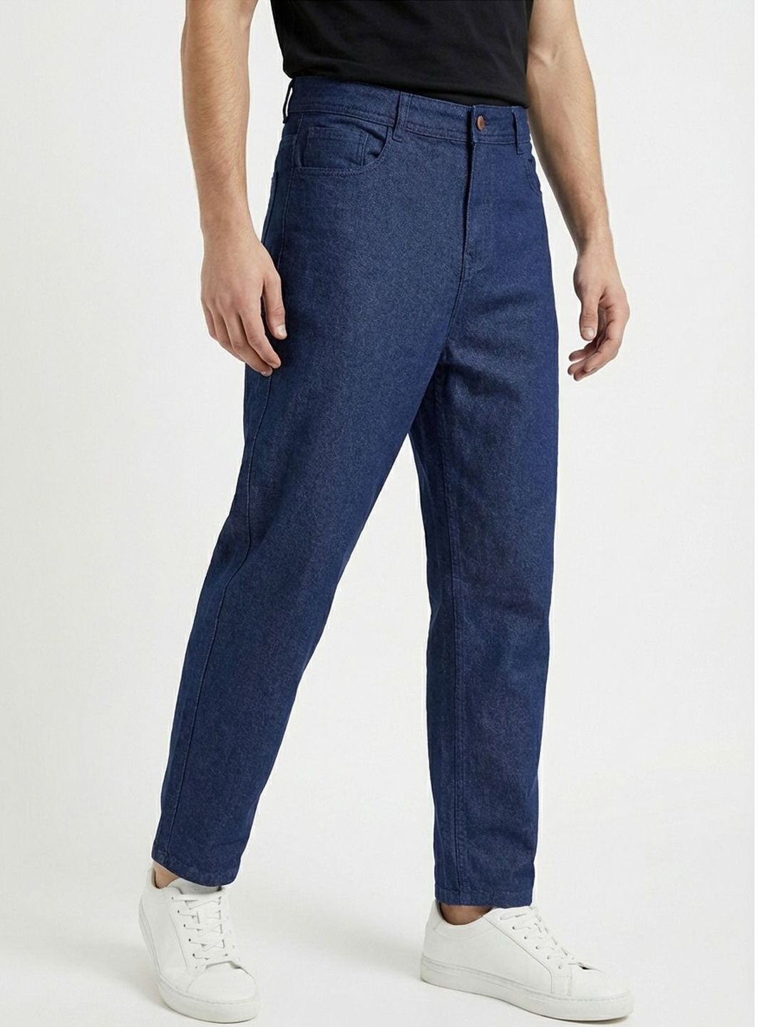 glitchez Men Straight Fit Mid-Rise Jeans