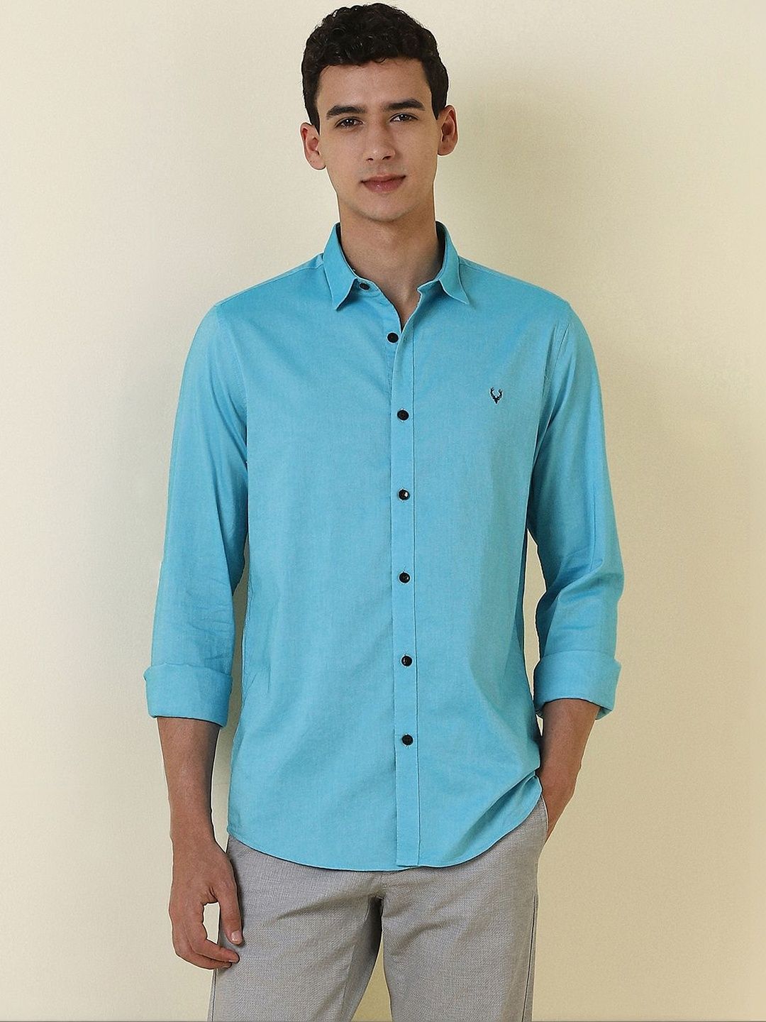 Allen Solly Men Slim Fit Casual Shirt