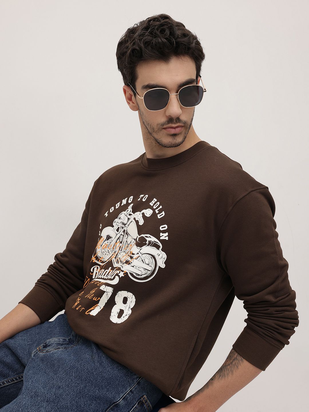 The Roadster Life Co. Printed Sweatshirt