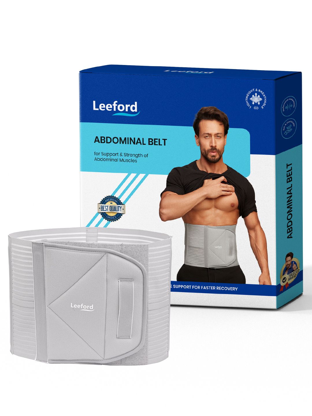 Leeford Post-Surgery C-Section Hernia Support & Tummy Slimming Abdominal Belt-Size - S