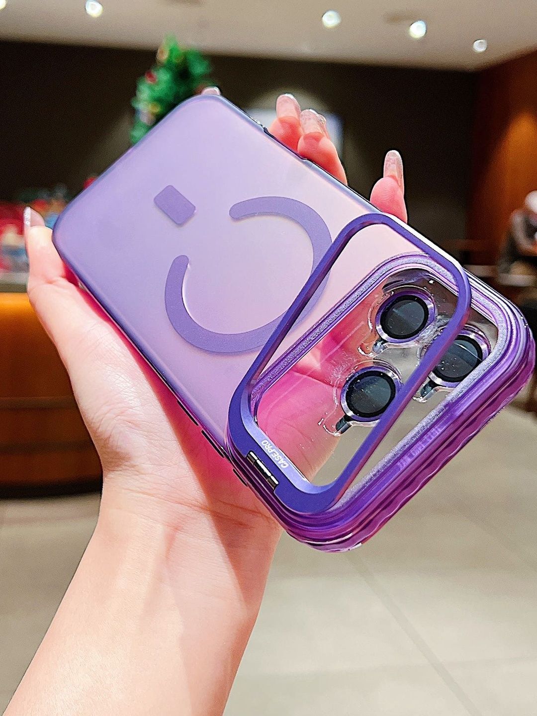 Luxury Kase Solid Printed iPhone 17 Pro Max Back Case Mobile Accessories