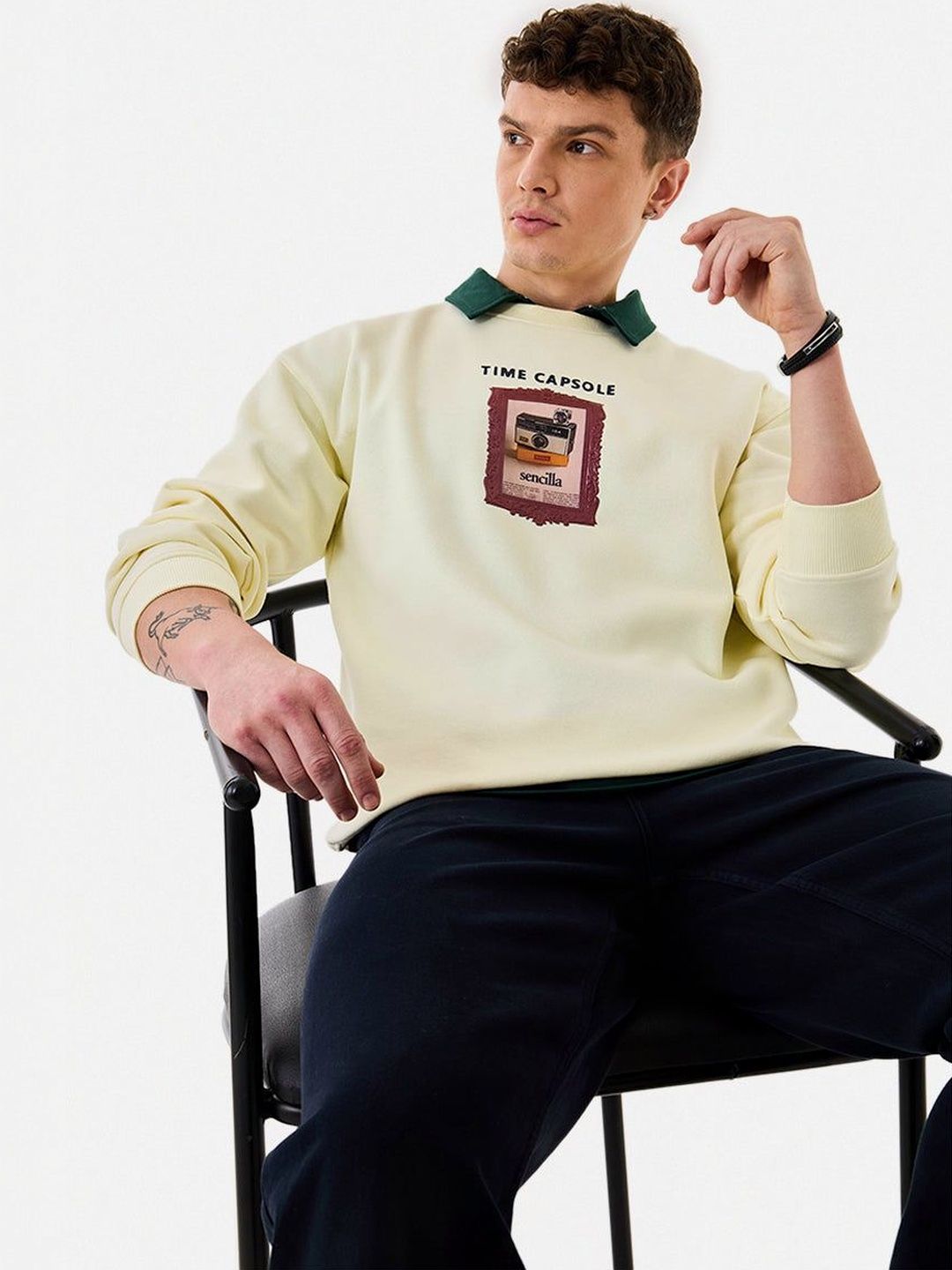 Snitch Men Printed Sweatshirt