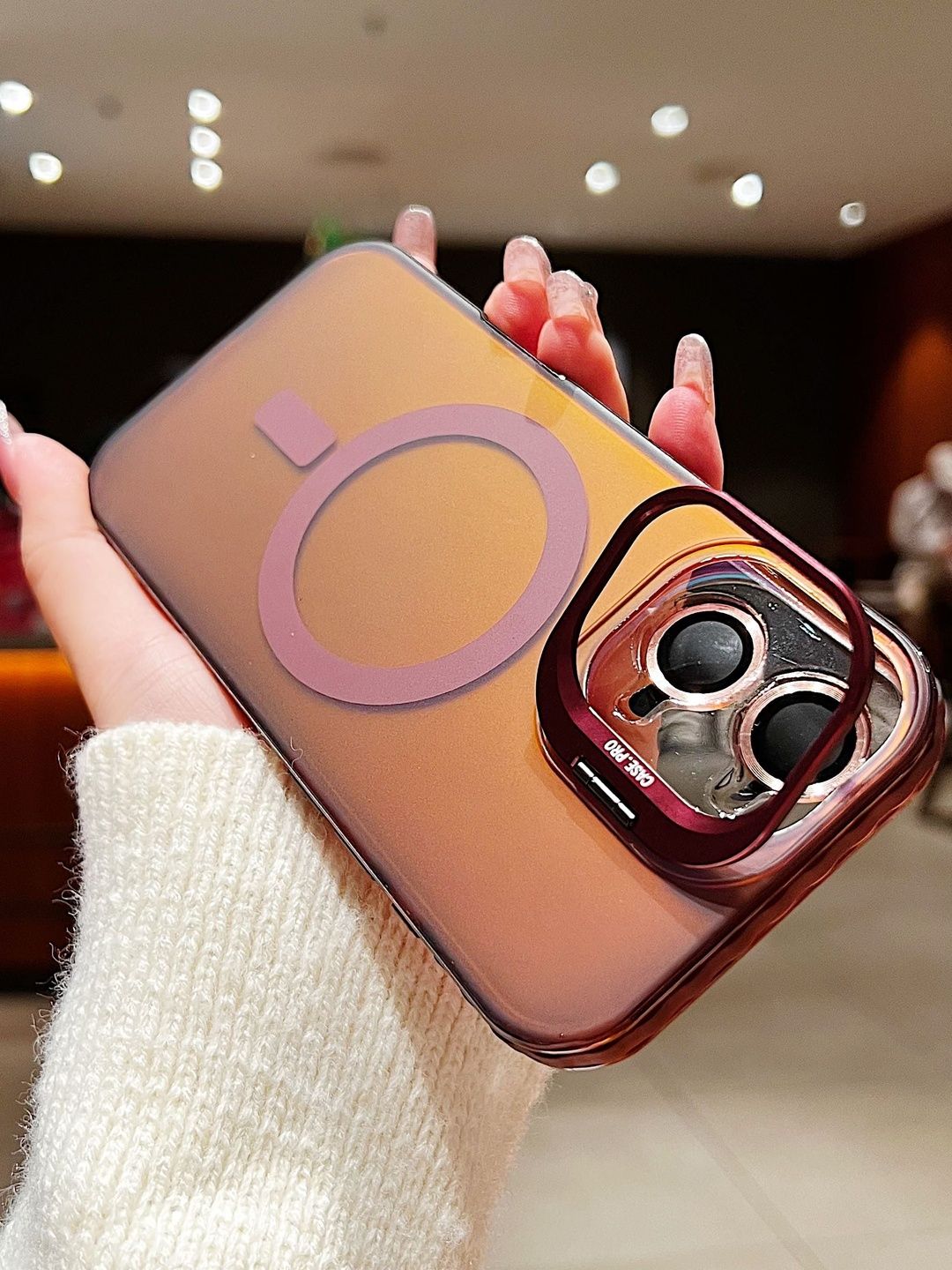 Luxury Kase Solid Printed iPhone 17 Back Case Mobile Accessories