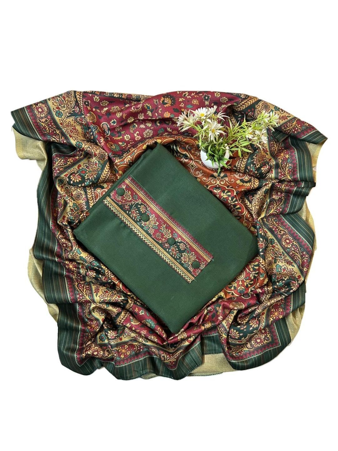 EJS Printed Unstitched Dress Material