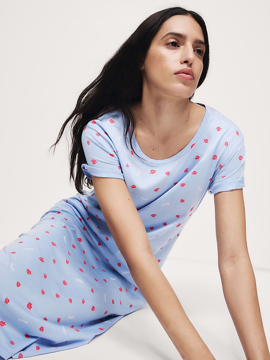 Marks & Spencer Marks & Spencer Cotton Modal Kiss Nightdress