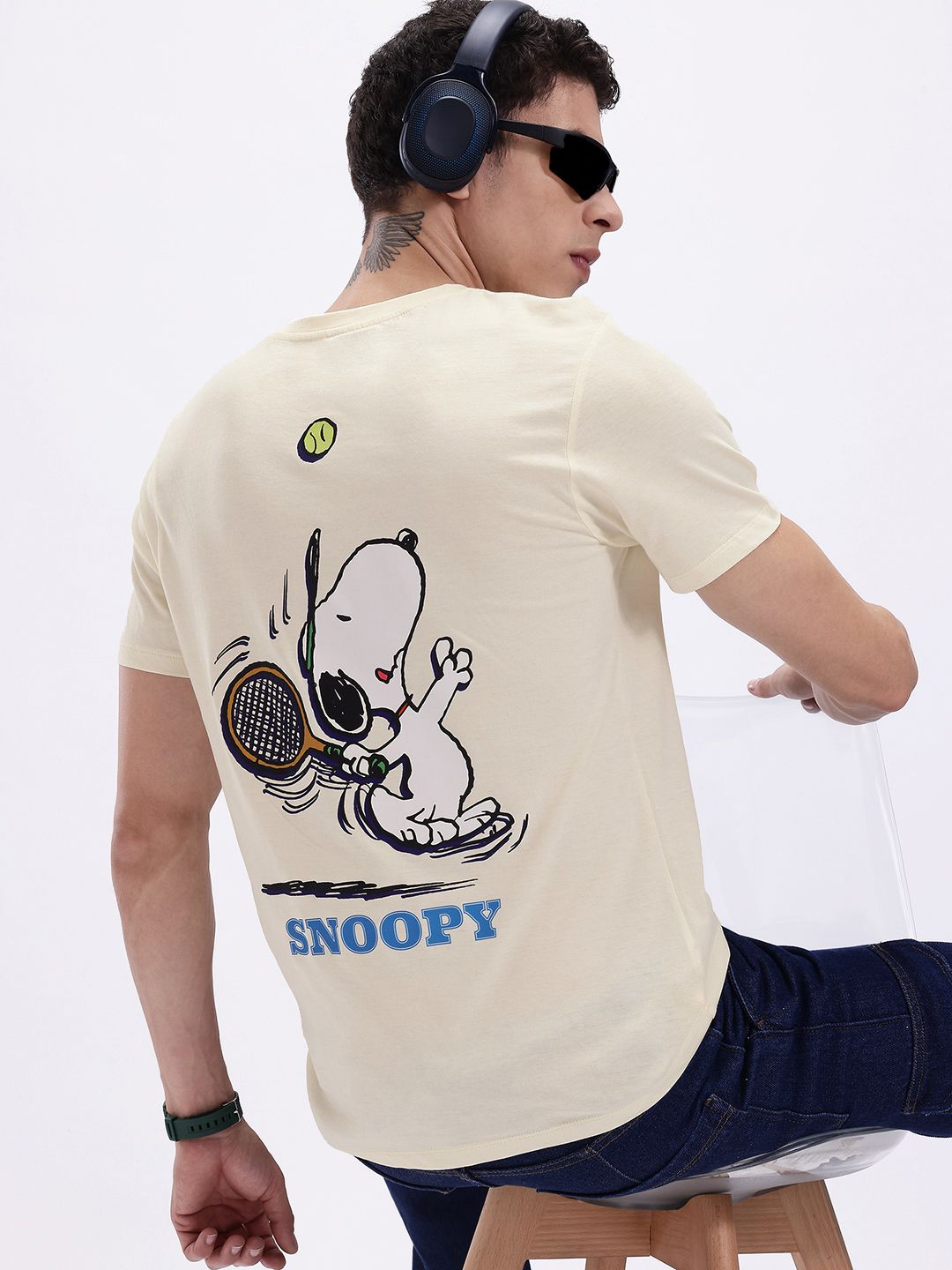 Kook N Keech Snoopy Printed T-shirt